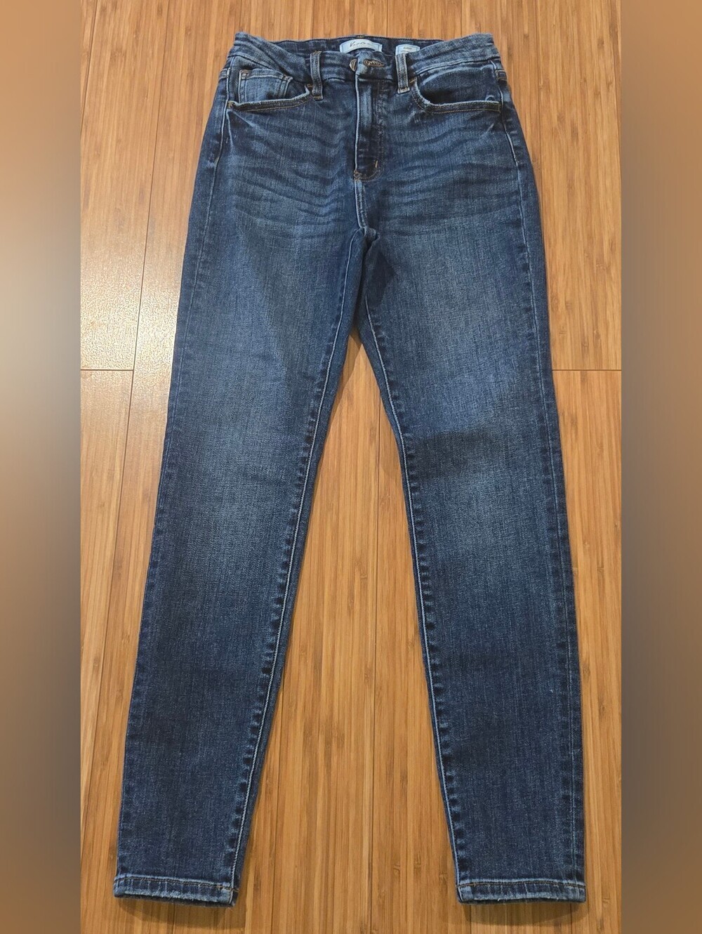 KanCan Dark Indigo Kurvy Ultra High-Rise Skinny Jeans